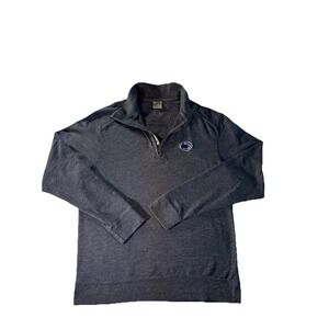 Penn State Nittany Lions Quarter Zip Pullover Mens M Gray Levelwear